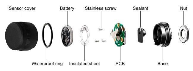 Датчик давления в колесах с экраном TPMS PW-01