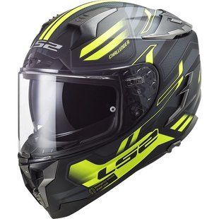 Мотошлем LS2 FF327 Challenger Spin Matt Cobalt Hi-Vis Yellow