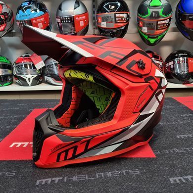 Мотошлем MT FALCON THR B5 Matt Red XS