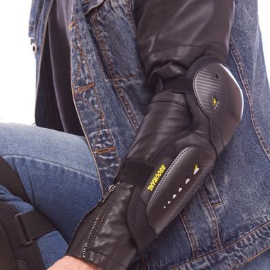 Мотонаколінники та налокітники Souranl Black Yellow