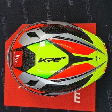 Мотошлем MT KRE+ Carbon Projectile D2 Gloss Gray L