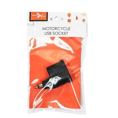 USB ExtremeStyle MUS40 з гніздом на кермо для BMW, Triumph DIN ISO 4165