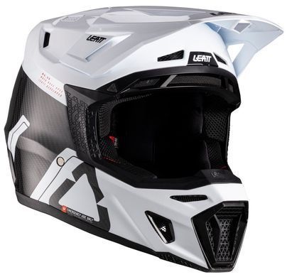 Шолом LEATT Moto 9.5 Helmet + Goggle White M