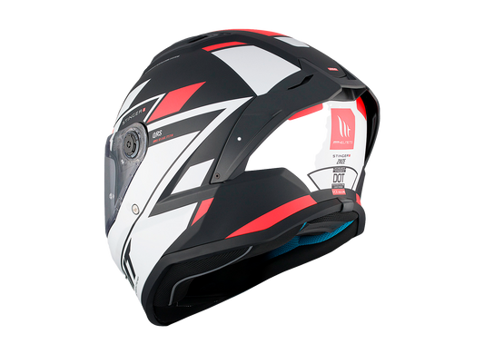 Мотошлем MT STINGER 2 Zivze B5 Matt Red XXS