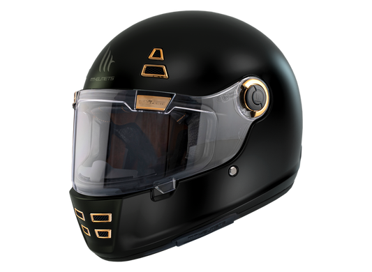 Мотошлем MT Jarama Solid Matt Black XS