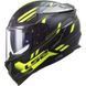 Мотошолом LS2 FF327 Challenger Spin Matt Cobalt Hi-Vis Yellow