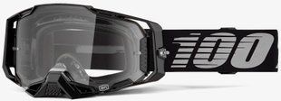 Маска кросова 100% ARMEGA Goggle Black Clear Lens