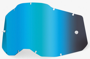 Линза 100% RACECRAFT 2/ACCURI 2/STRATA 2 Replacement Lens Mirror Blue Anti-Fog