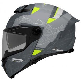 Мотошлем MT ATOM 2 SV HIGHLANDS E2 Matt XXL +Pinlock