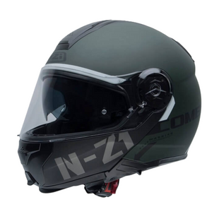 Мотошолом NZI COMBI 2 DUO FLYDECK GREEN MATT