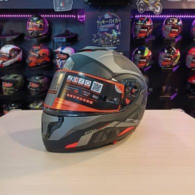 Мотошолом MT ATOM SV SKILL A1 Matt Black XS