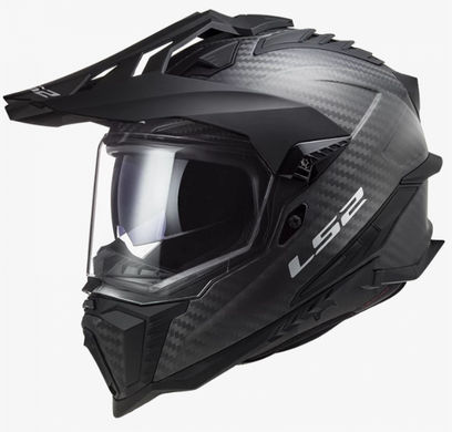 Мотошлем LS2 MX701 Explorer Solid Gloss Carbon S