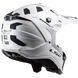 Мотошолом LS2 MX700 Subverter Evo Single Mono Gloss White L