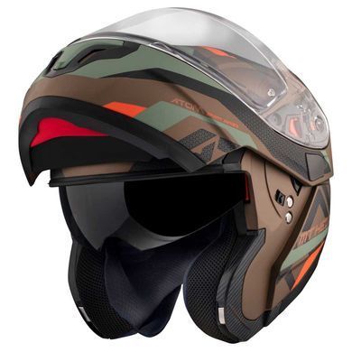Мотошлем MT ATOM SV SKILL A9 Matt Gold XS