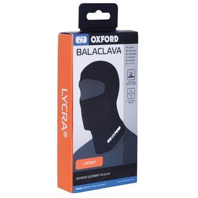 Подшлемник Oxford Balaclava Lycra Blk