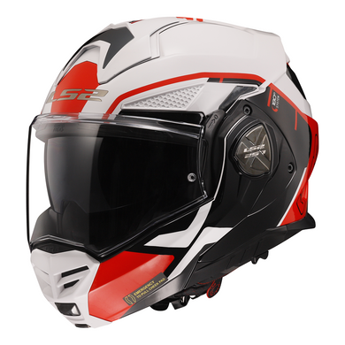 Мотошолом LS2 FF901 Advant X Metryk White Red XS
