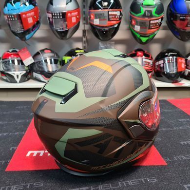 Мотошлем MT ATOM SV SKILL A9 Matt Gold XS