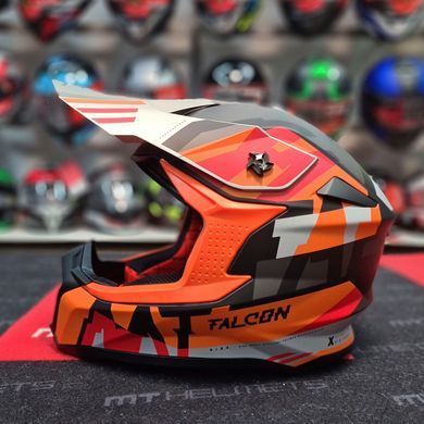 Мотошлем MT FALCON ARYA A4 Matt Orange XS