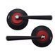 Зеркала круглые Hebe Black-Red LM0054