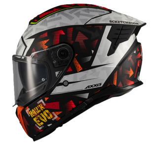 Мотошлем AXXIS HAWK SV EVO SKETCHBOOK B2 Matt M