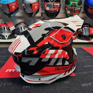 Мотошлем MT FALCON ARYA A5 Gloss Red XS