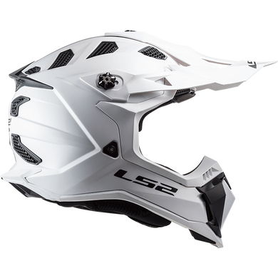 Мотошлем LS2 MX700 Subverter Evo Single Mono Gloss White S