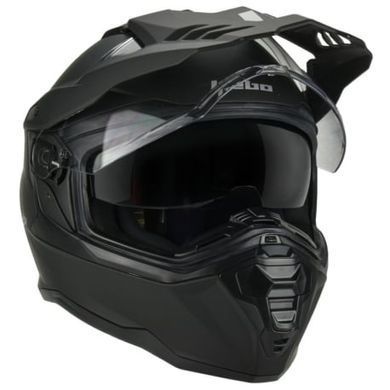 Мотошлем HEBO TRANSAM Matt Black +Pinlock M