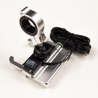 Держатель телефона R10 metal USB Silver