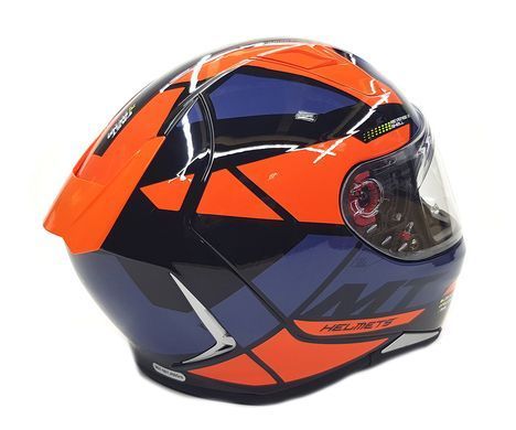 Мотошлем MT Revenge 2 Scalpel A4 Gloss Fluor Orange XS