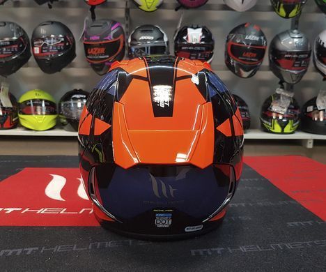 Мотошлем MT Revenge 2 Scalpel A4 Gloss Fluor Orange XS