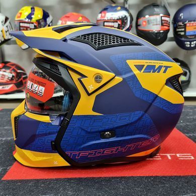 Мотошлем MT STREETFIGHTER SV S Totem C3 Matt Yellow ECE2206 L