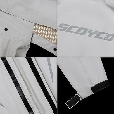 Мотодождевик Scoyco RC10 Grey XL