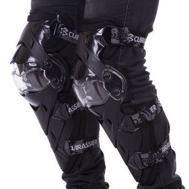 Мотонаколенники CUIRASSIER K09 Black (лучше Scoyco K12)