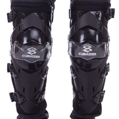 Мотонаколенники CUIRASSIER K09 Black (лучше Scoyco K12)