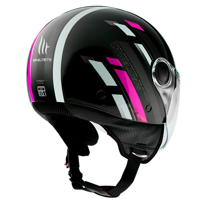 Мотошлем MT STREET Scope Gloss Fluor Pink L