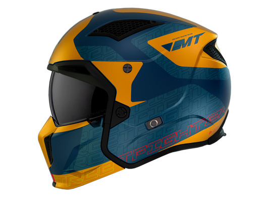 Мотошлем MT STREETFIGHTER SV S Totem C3 Matt Yellow ECE2206 L