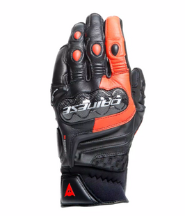 Мотоперчатки Dainese CARBON 4 SHORT Leather Black Red
