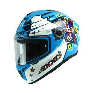 Мотошолом AXXIS DRAKEN S Star C17 Matt Blue XS, XS