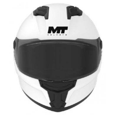 Мотошолом MT STINGER 2 YOUTH PURE A0 Gloss PEARL WHITE YL