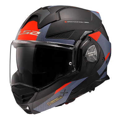Мотошлем LS2 FF901 Advant X Oblivion Matt Black Blue XXXL