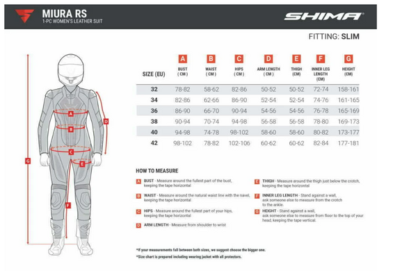 Мотокомбінезон Shima Miura RS Black White M