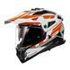 Мотошлем LS2 MX702 Pioneer 2 Namib White Orange XS
