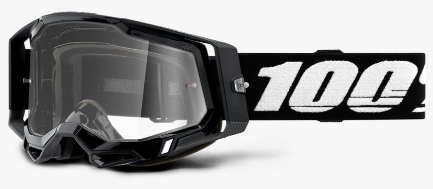 Окуляри 100% RACECRAFT 2 Goggle Black - Clear Lens Clear Lens