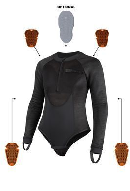 Захист тіла бодік PandoMoto BIA Black L