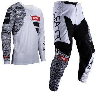 Джерсі та штани LEATT Ride Kit 3.5 White, 32/M