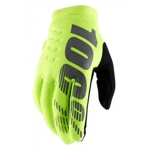 Мотоперчатки теплые RIDE 100% Brisker Yellow M