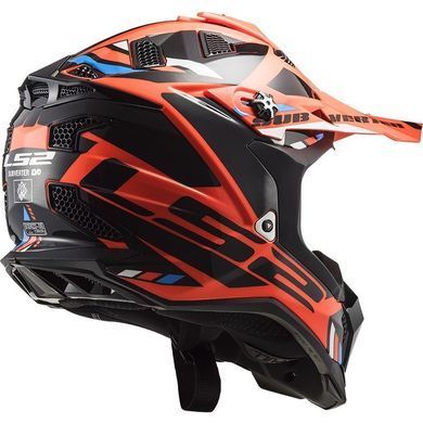 Мотошлем LS2 MX700 Subverter EVO Stomp Orange Black S