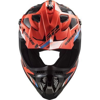 Мотошлем LS2 MX700 Subverter EVO Stomp Orange Black S