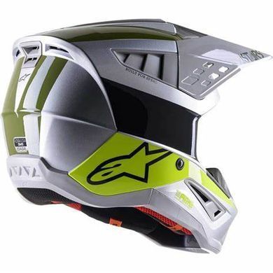 Мотошолом ALPINESTARS SM5 BOND SILVER GLOSS L