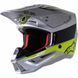 Мотошолом ALPINESTARS SM5 BOND SILVER GLOSS L